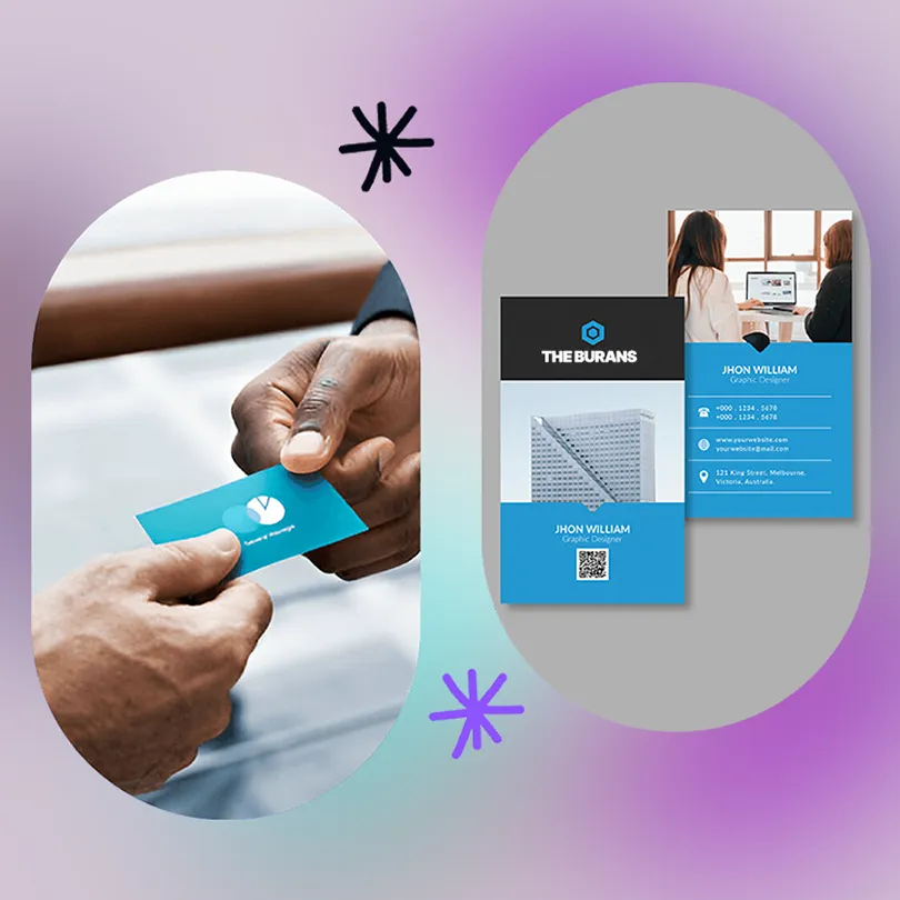 Illustration for Business stationery design including letterheads business cards and envelopes