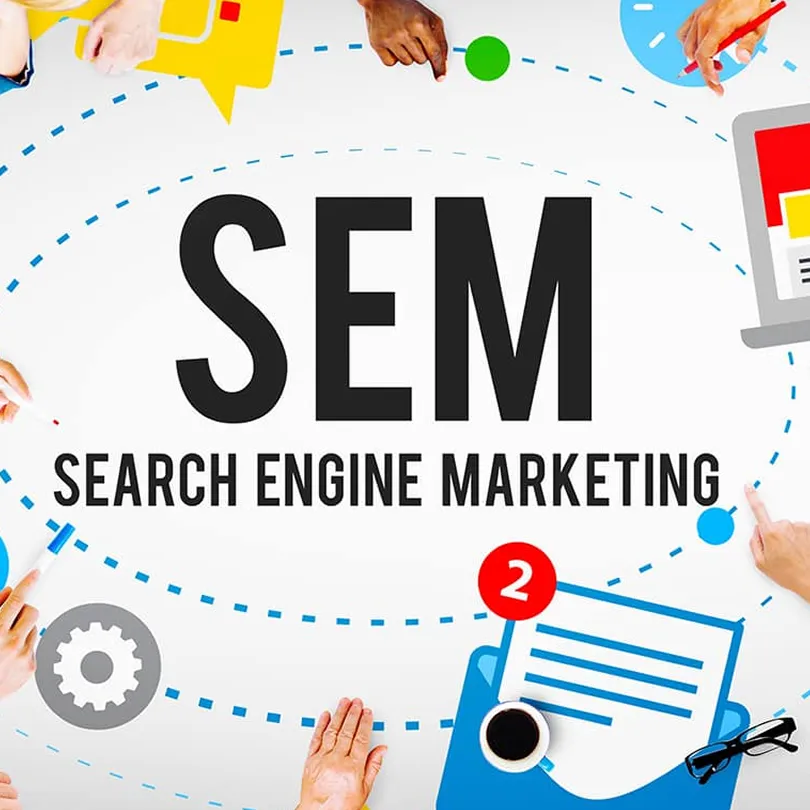 Illustration for Search engine marketing campaigns targeting high intent traffic on Google and Meta