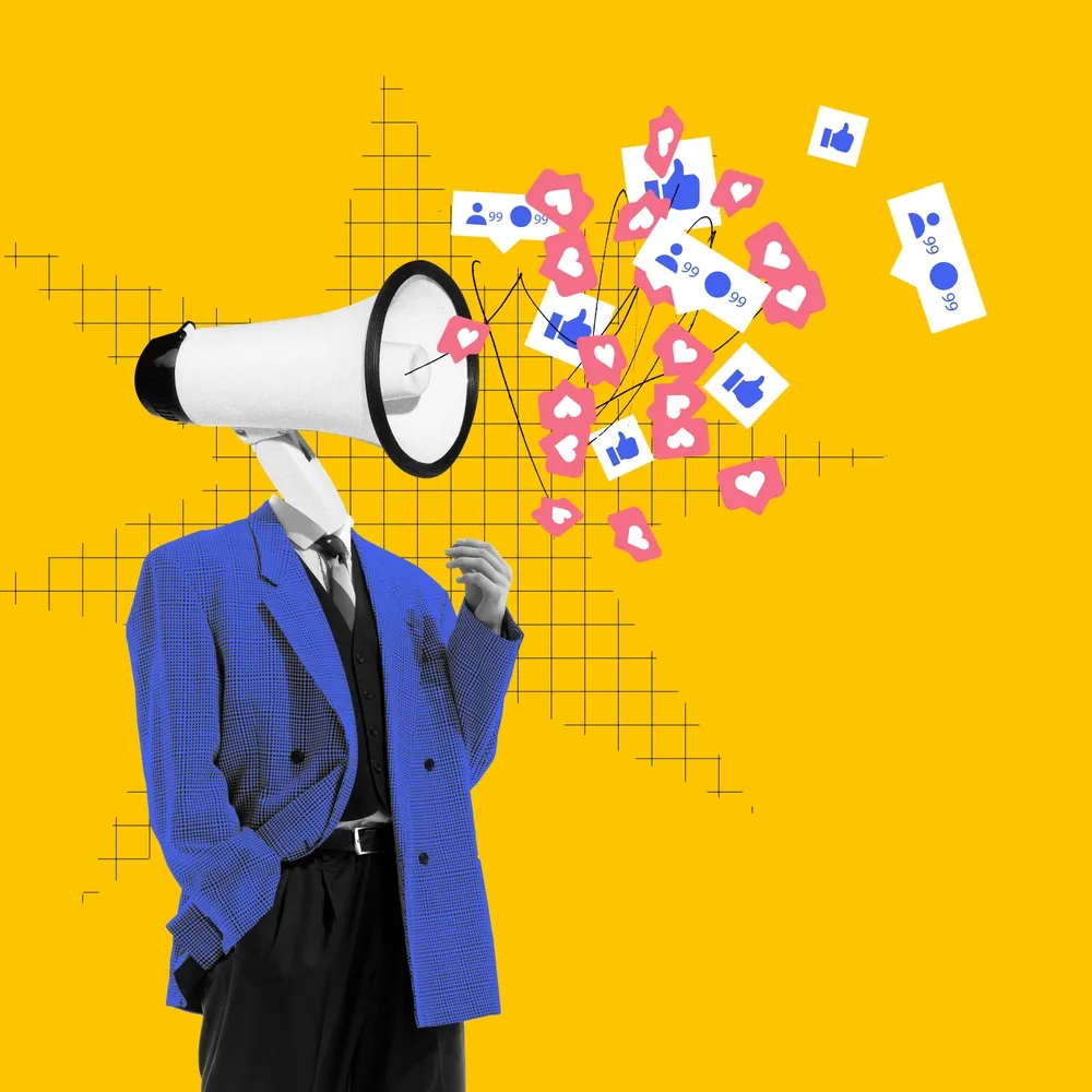 Illustration for Campaign strategy and planning customized for business goals