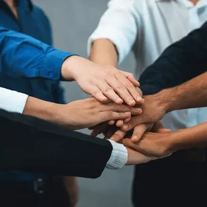 Business team collaborating on growth strategy