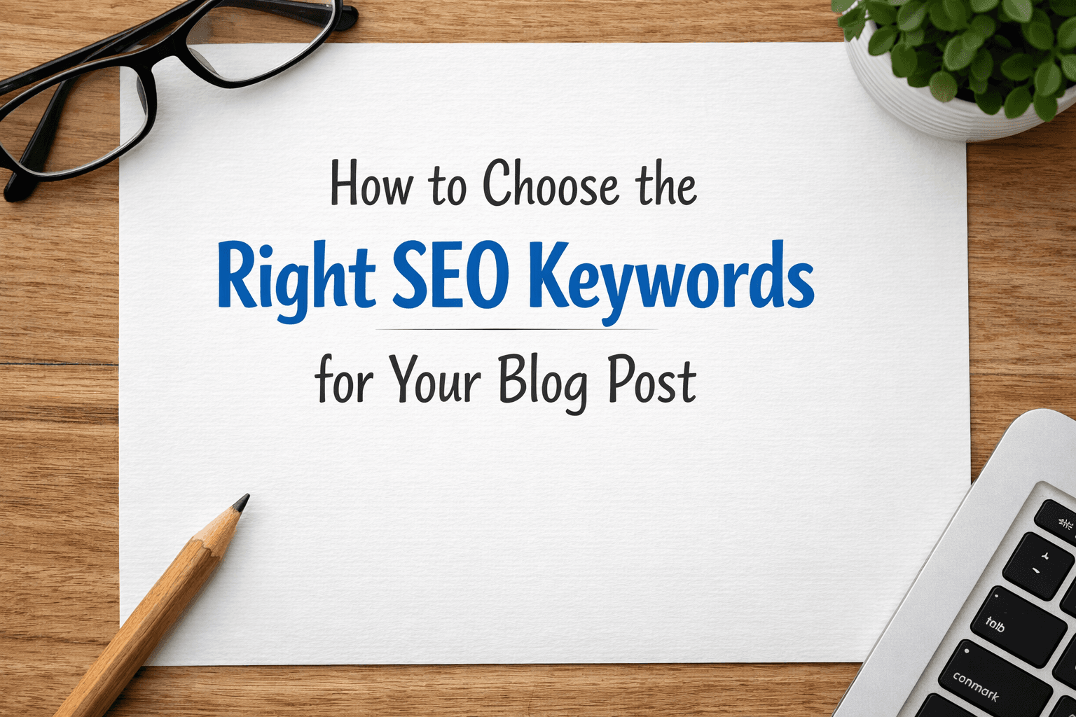 How to Choose the Right SEO Keywords for Your Blog post